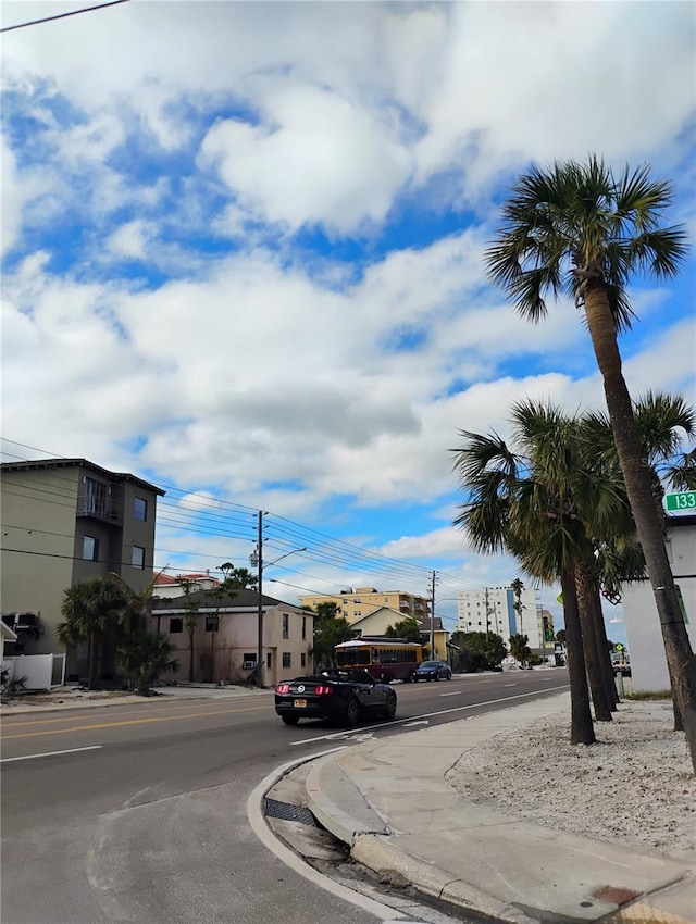 view of road