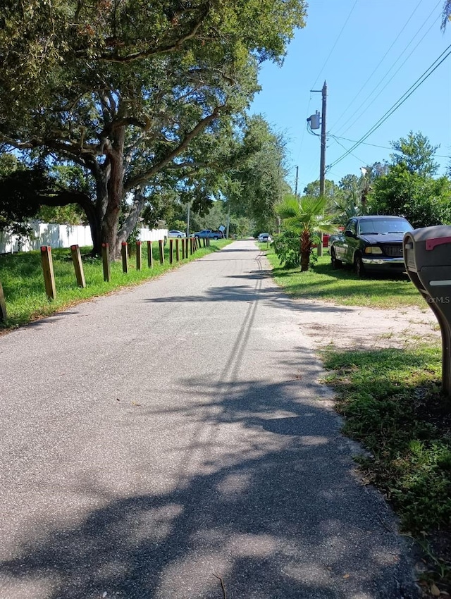 view of road