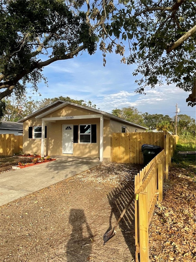 view of front of house