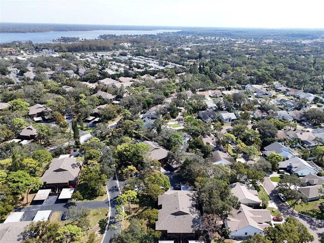 1106 Lennox Rd W, W, Palm Harbor, FL 34683 - aerial view of property's location featuring nearby suburban area and a large body of water
