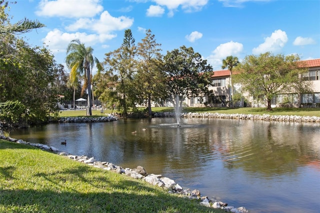 property view of water