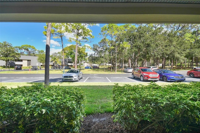 view of car parking