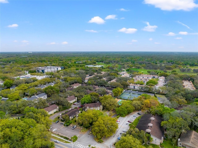 14323 Hanging Moss Cir Unit 102, Tampa, FL 33613 - drone / aerial view with a view of trees