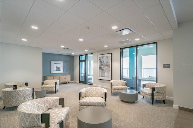 lobby with visible vents