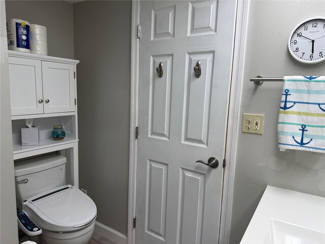 bathroom with toilet