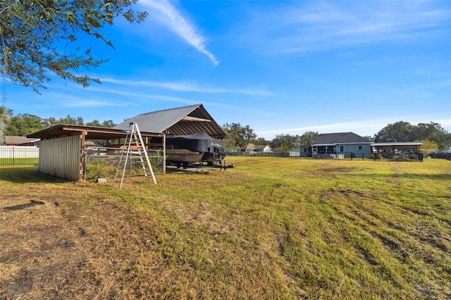 view of yard