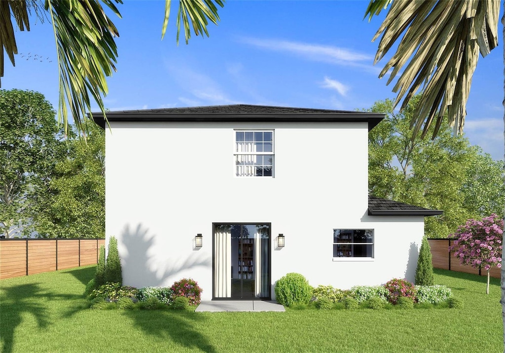 12905 Worchester Ave, Tampa, FL 33624 - back of property featuring stucco siding