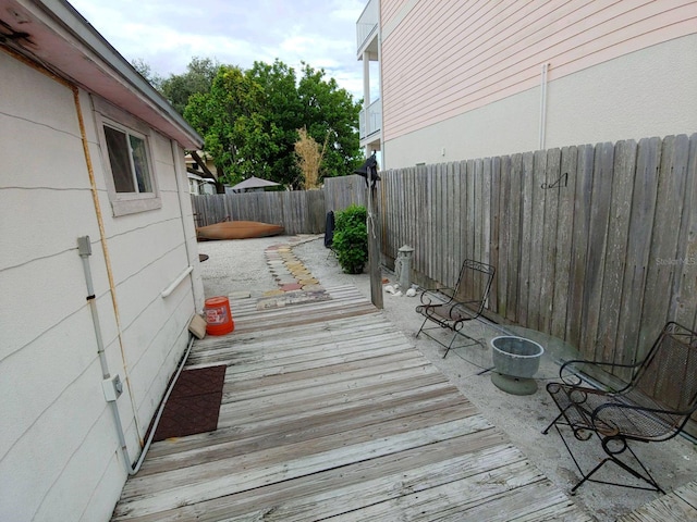 view of deck