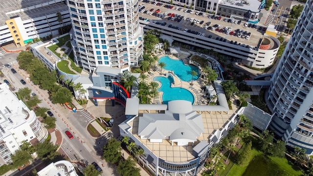1209 E Cumberland Ave Unit 508, Tampa, FL 33602 - aerial view of a pool area