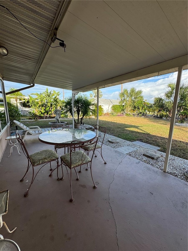 view of patio