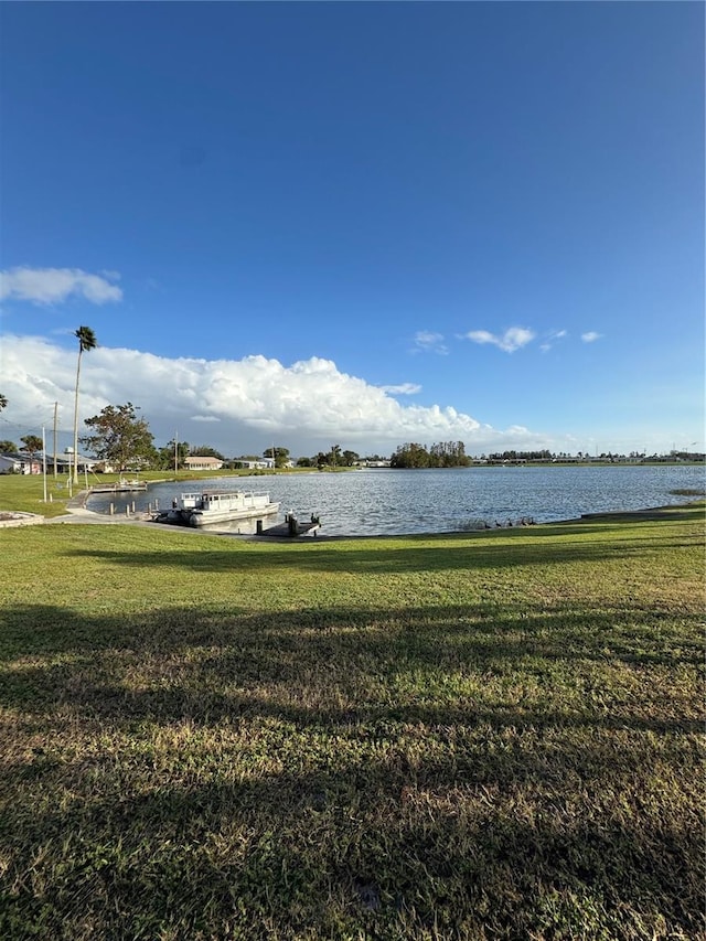 property view of water