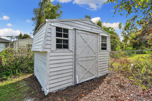 view of outbuilding