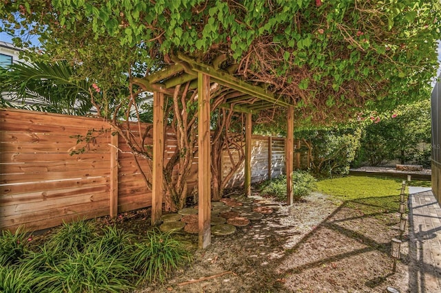 view of patio