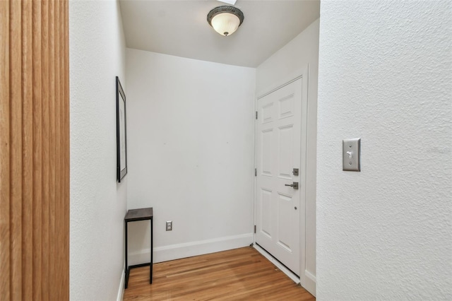 entrance foyer featuring hardwood / wood-style flooring