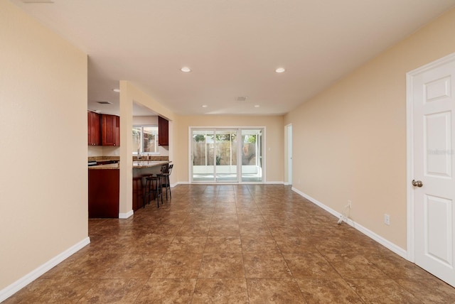 view of unfurnished living room