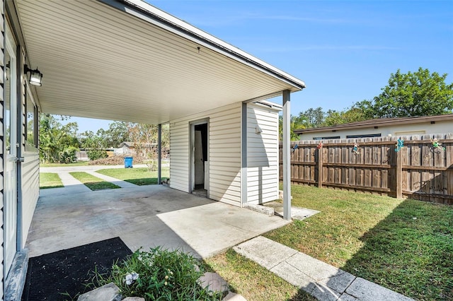 exterior space with an outbuilding