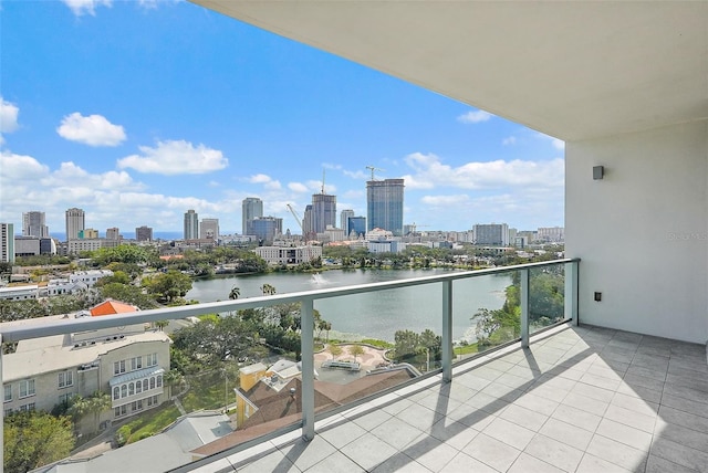 777 3rd Ave N Unit 1203, Saint Petersburg, FL 33701 - balcony featuring a view of skyline and a water view