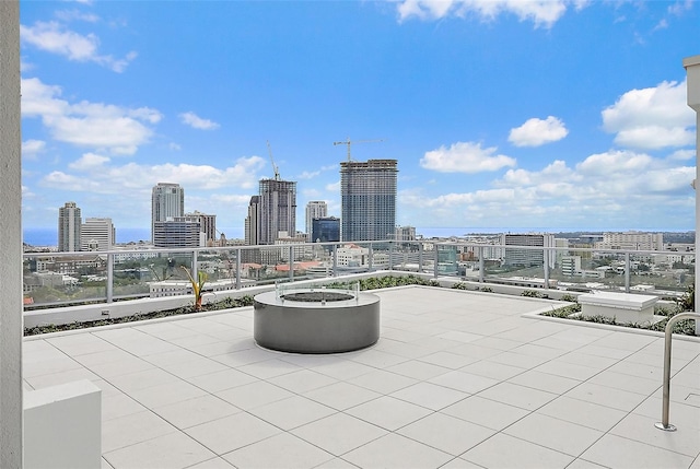 777 3rd Ave N Unit 1203, Saint Petersburg, FL 33701 - view of patio with a view of skyline and a balcony