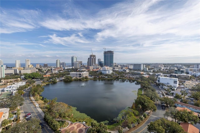 777 3rd Ave N Unit 1203, Saint Petersburg, FL 33701 - bird's eye view of a view of skyline and a large body of water