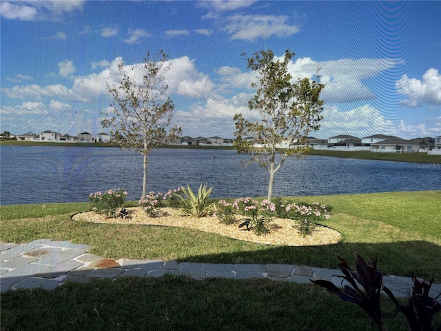 view of water feature