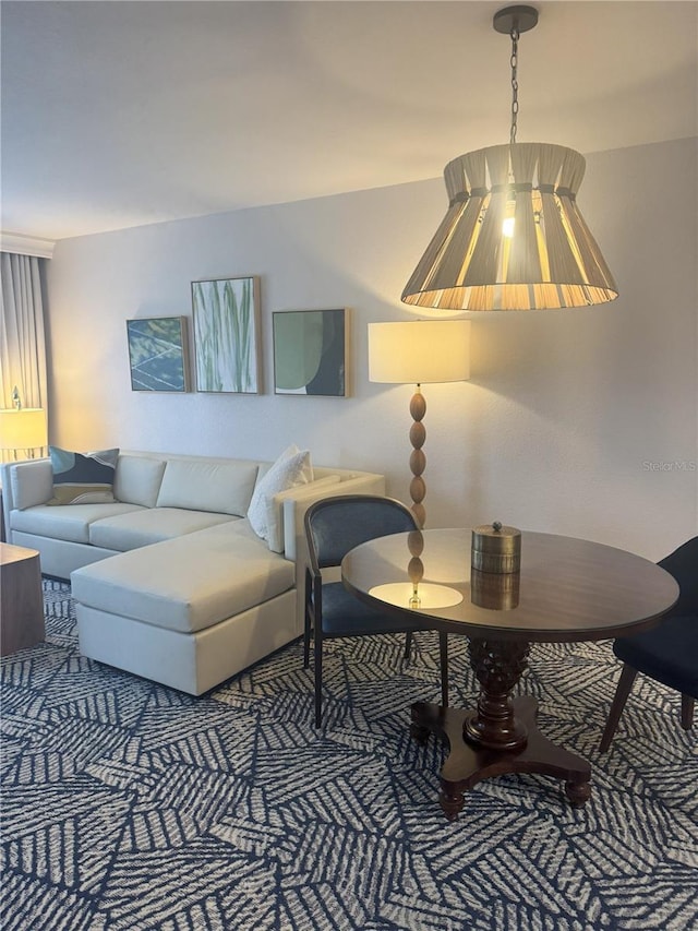 4774 Fox Hunt Drive C115 &C113, Wesley Chapel, FL 33543 - living room with carpet