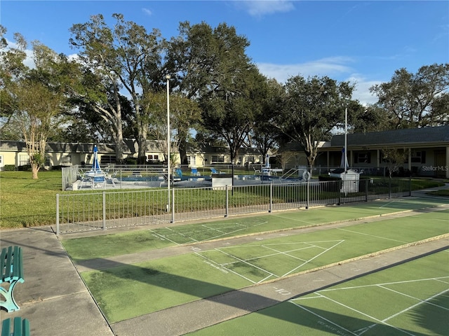 view of property's community featuring a swimming pool