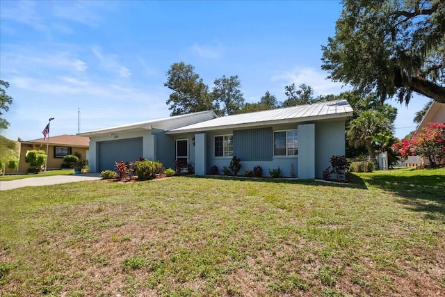 1467 Monte St, Port Charlotte, FL 33952 - single story home with a garage, a front yard, concrete driveway, and stucco siding
