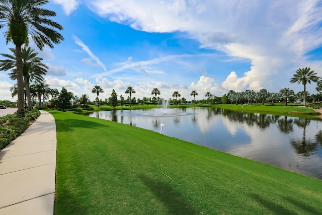 property view of water