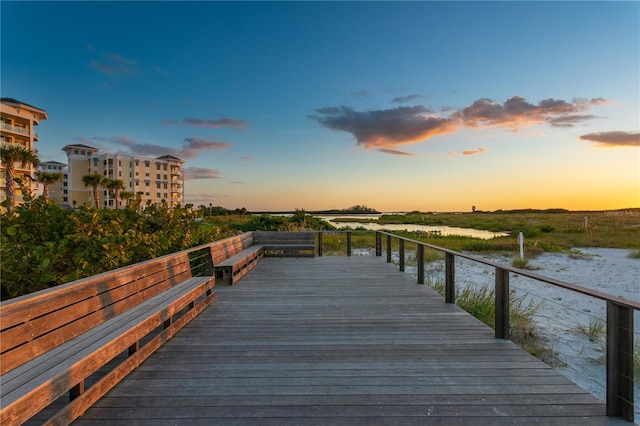 view of dock