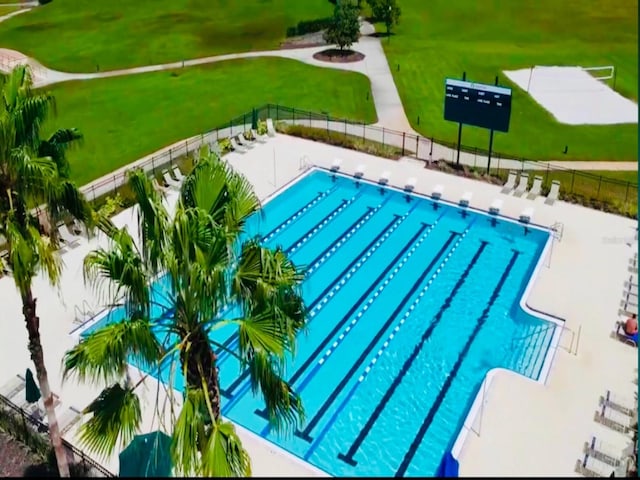 view of pool