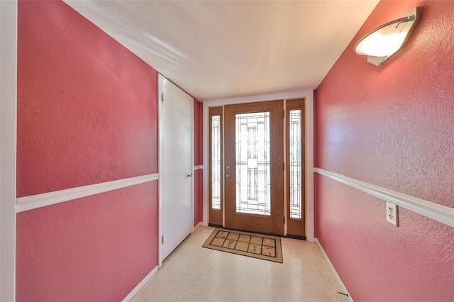 view of entrance foyer