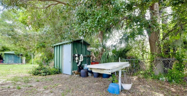 view of outbuilding