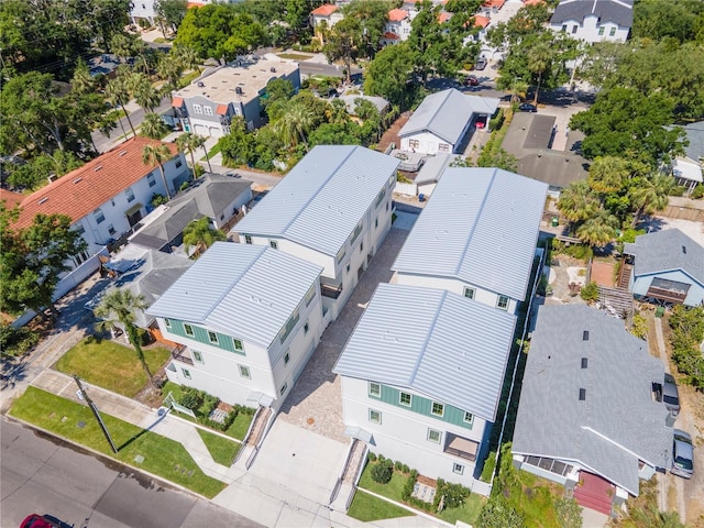 drone / aerial view featuring a residential view