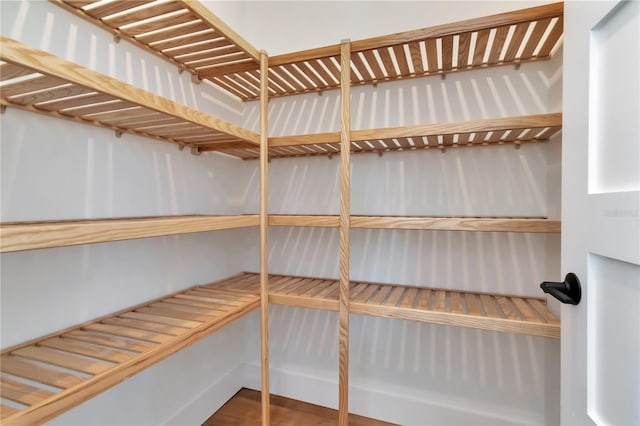 view of storage room