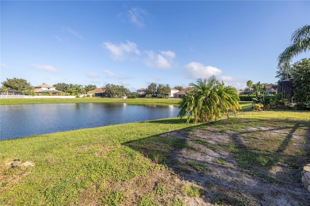 water view with a residential view