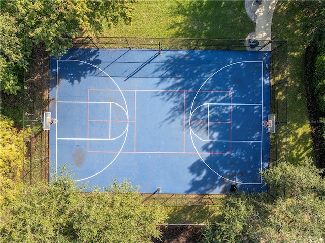 view of sport court