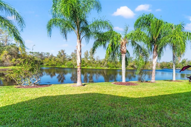 view of water feature