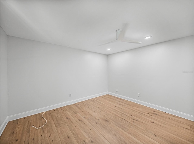 empty room featuring hardwood / wood-style floors