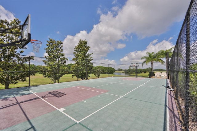 view of sport court