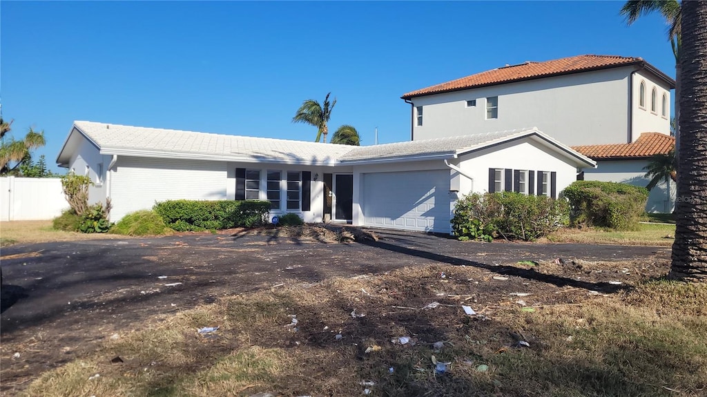 view of front of home