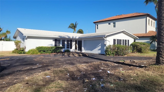 view of front of home