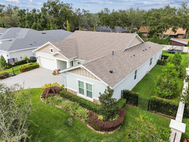 birds eye view of property featuring a residential view