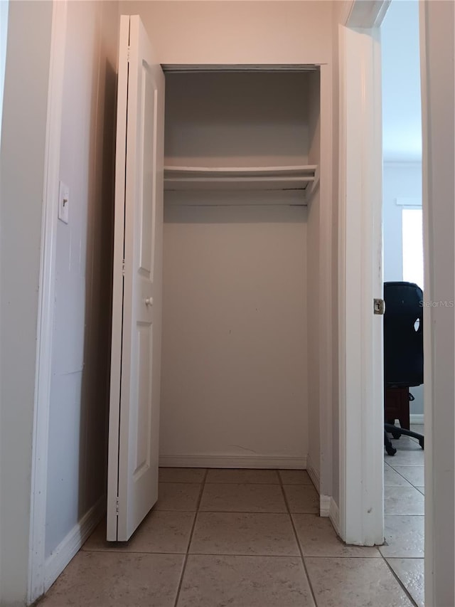 view of closet