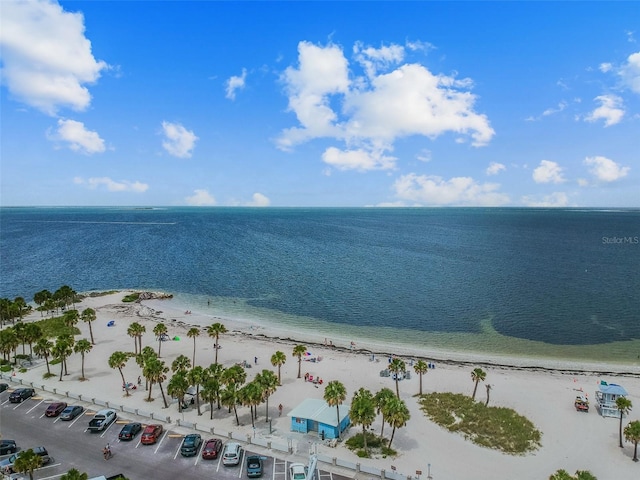 water view featuring a view of the beach