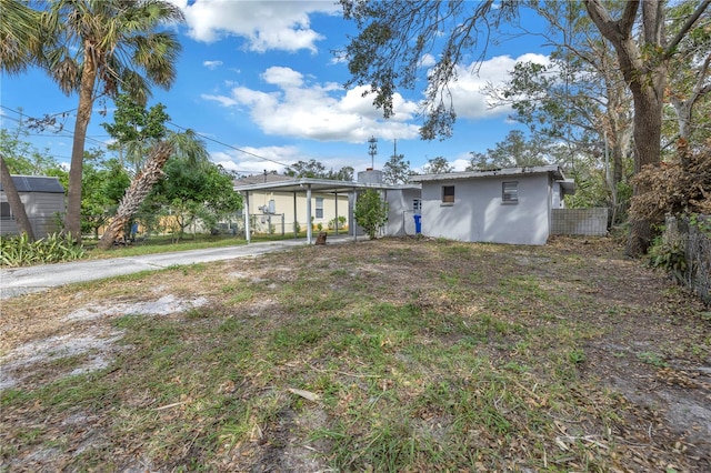 view of ranch-style home