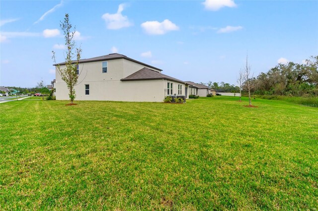 exterior space with a lawn