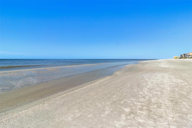 water view featuring a beach view