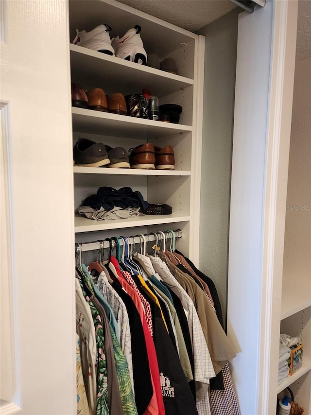 view of closet