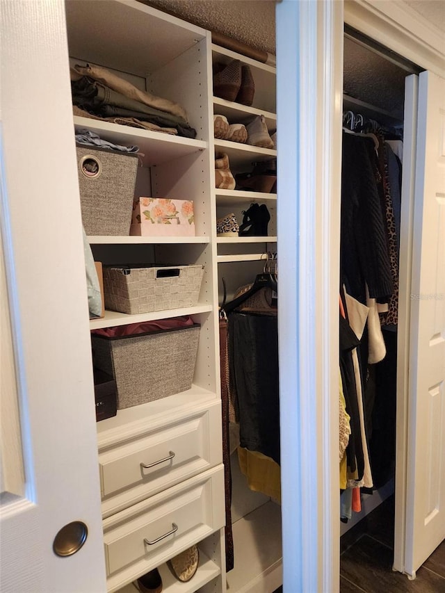 view of closet