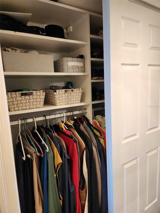 view of closet